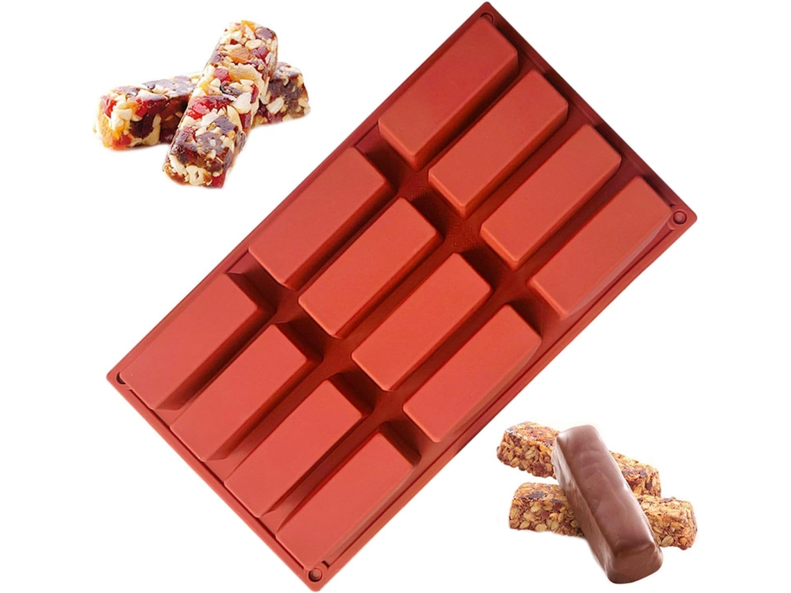 Molde De Silicone Barras De Chocolate, Molde De Doces De Alta Qualidade