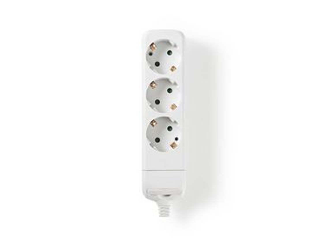 Extensão com 3 tomadas  3680 W | 230 V ~ 50/60 Hz |Branco