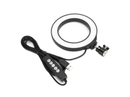 Luz de preenchimento LED RGBW, portátil, para transmissão ao vivo