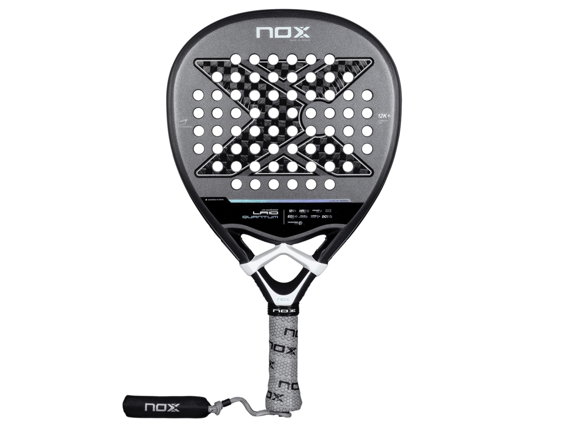 Raquete de Padel NOX La10 Quantum 12K 2025 By Leo Augsburguer Pala