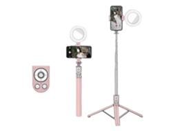 Lurelia Tripé Selfie Bluetooth Com Controlo Remoto Sem Fios Recarregável Rotação 360° Para Tiktok