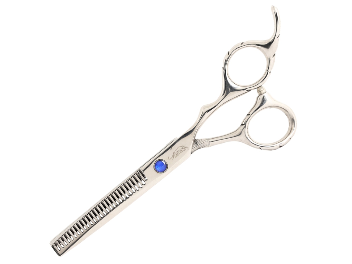 Tesoura De Barbeiro Gepard 6.0 Offest Brilvibera