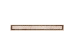 Conjunto 1 Tapete Runner Vidaxl Preto Poliéster (50 X 450 Cm)