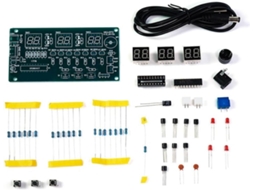 Kit De Relógio Eletrônico Faça Você Mesmo Conjunto Display Led Digital