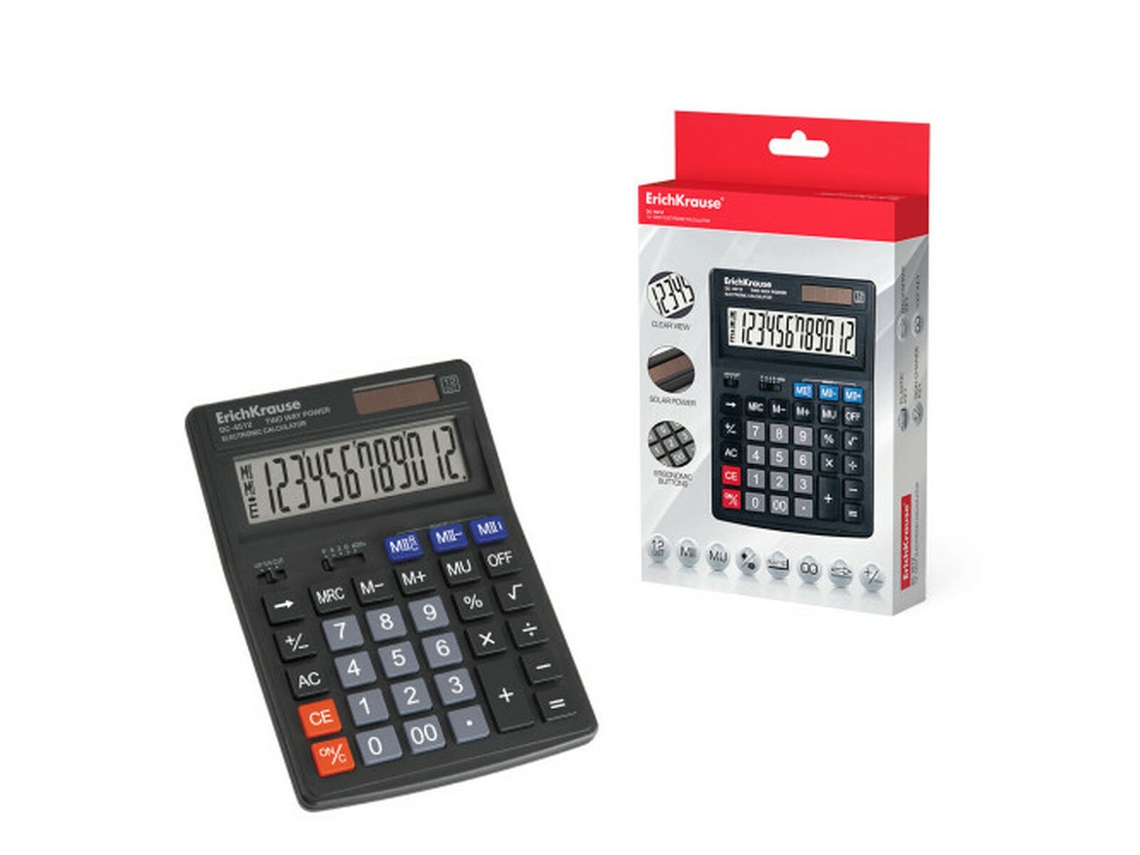Calculadora 54512 Preto Plástico