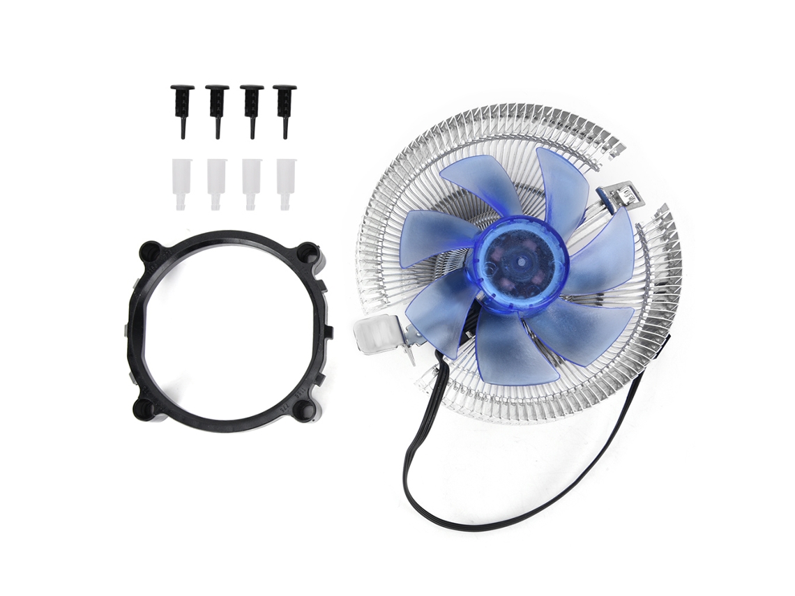 Ventilador De Resfriamento Para Computador 3pin 2200 Rpm, Tipo Padrão Luz Dourada
