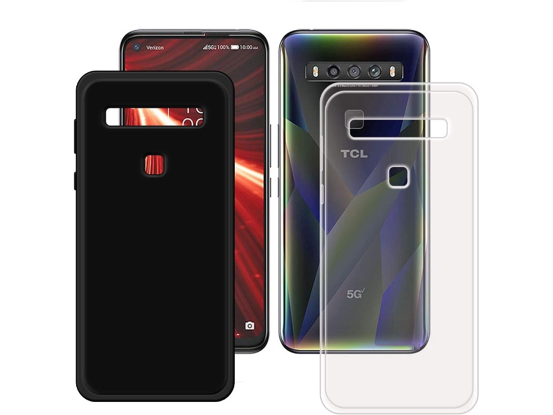 Conjunto de Capas Protetora Uw Antiqueda para Tcl Tcl 10 5G HONGWE. Premium Transparente (53un)