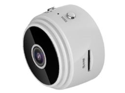 Câmera Sem Fio Mini Wifi Hd 1080p com Visão Noturna e Função de Gravação de Vídeobranco USHION