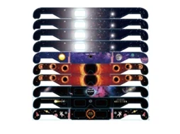 Lentes de Eclipses Solares 10 Unidades Plásticas