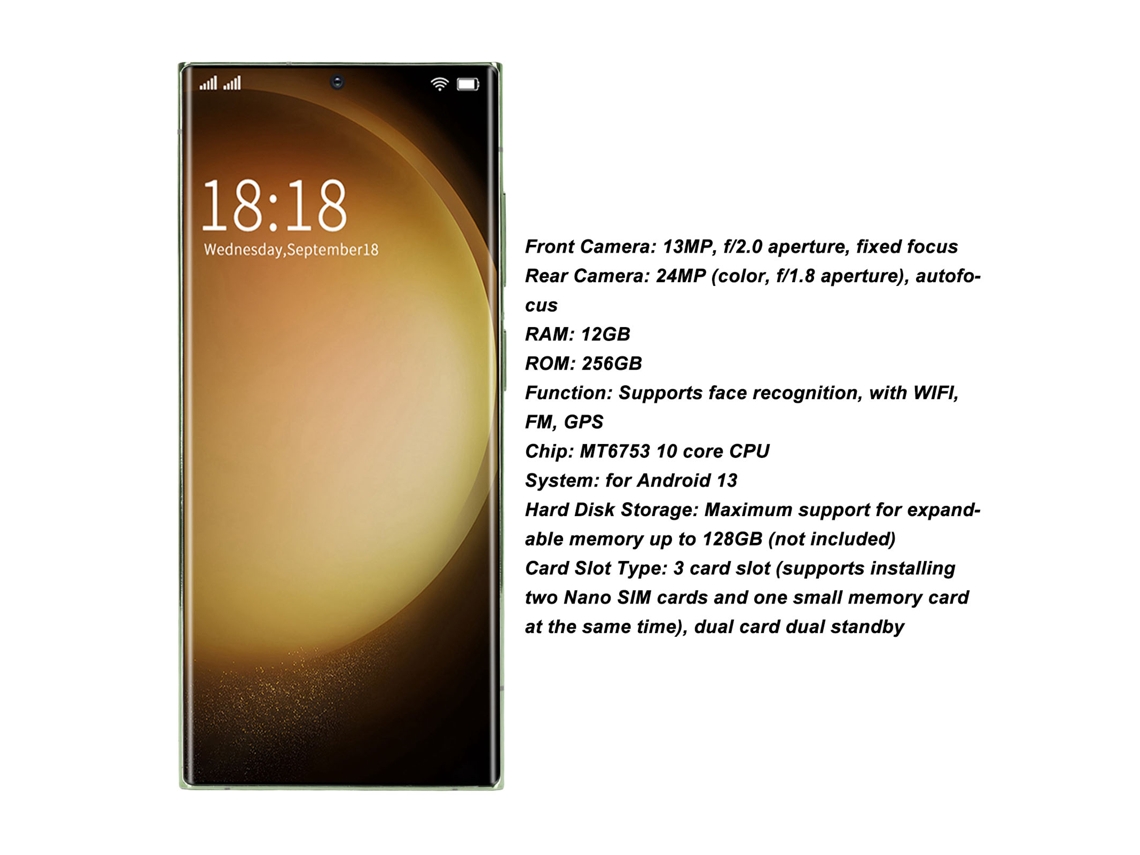 Smartphone 4g LAXISCREED 12gb Ram 256gb