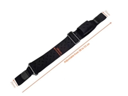 Preta Uruav Alça de Cabeça Universal de Dois Pontos 38mm Elástico Confortável Removível para Dji Digital Fatshark Skyzone Eachine Fpv MDUG