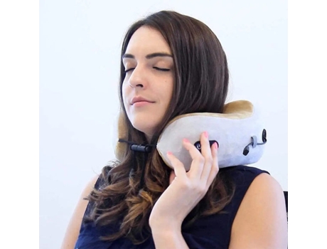 Shiatsu Cervical Synerfit Com Opção De Aquecimento Modelo Jade Em Bege