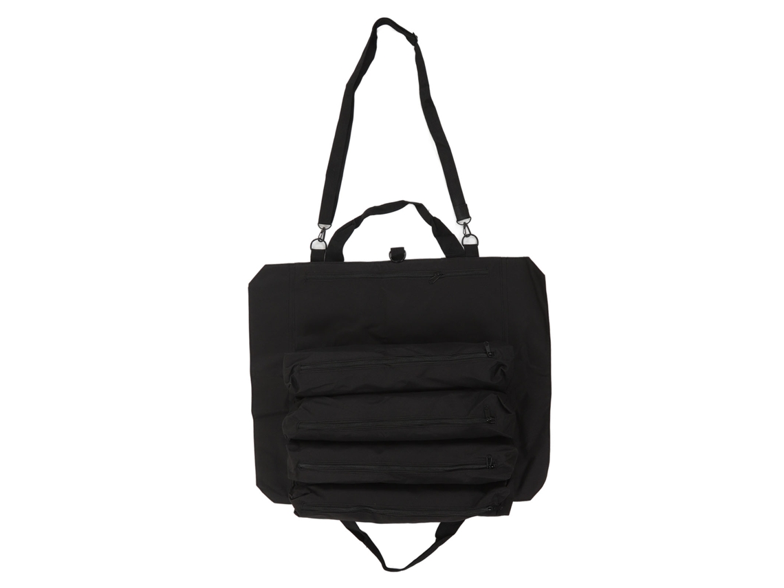 Saco de Ferramentas Enrollável Multiuso com Múltiplas Bolsas, Portátil Plegável Preto S/MARCA