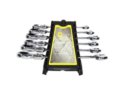 Conjunto de 6 chaves de fenda com catraca aço crv e carbono 45 para reparo manual