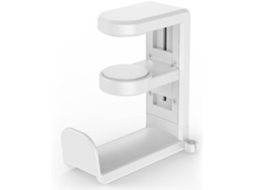 Suporte Para Fones De Ouvido Chiciris, Para Uso Embaixo Da Mesa, Rotação De 360°, Com Compartimento Para Gerenciamento