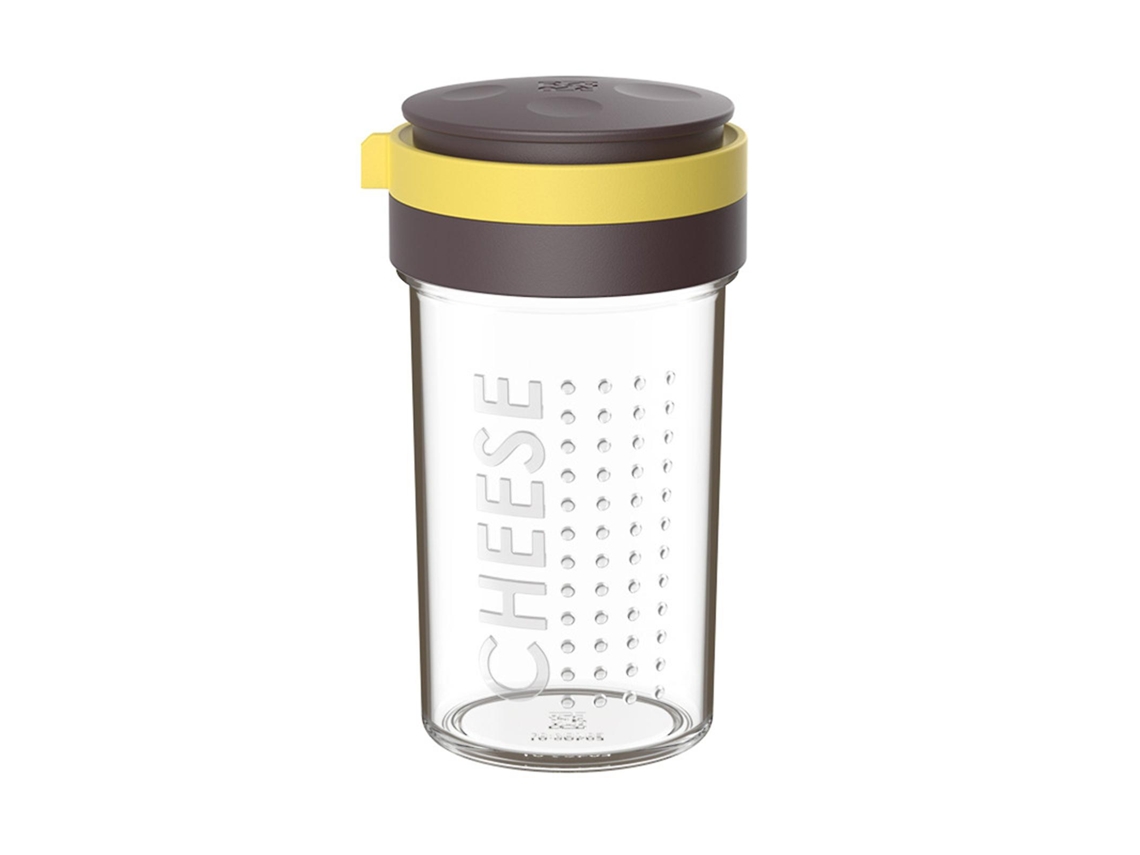 Saleiro De Queijo Ralado, Recipiente De Vidro Transparente Para Temperos Com Tampa, Ideal Para Cozinha.
