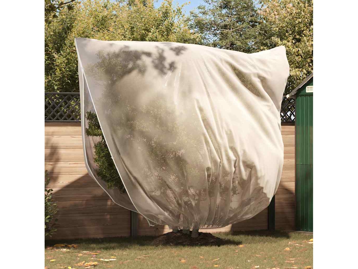 Vidaxl Capas De Fleece Para Proteção Contra Geada 3 Unid. Bege