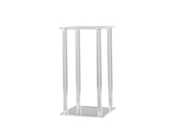 Suporte para Flores de Casamento em Acrílico Transparente 40x20 com Conjunto e Caixa LAXISCREED