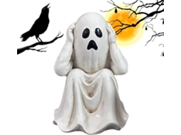 Estatueta De Fantasma De Halloween, Acessório Em Miniatura Para Cenário Assustador |