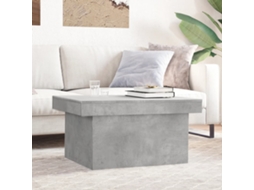 Vidaxl Mesa De Centro 100x55x40 Derivados De Madeira Cinzento Cimento