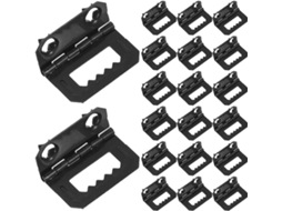 Conjunto De 200 Dobradiças Liga Zinco Para Molduras Quadros, Fáceis De Remover E Com Ampla Compatibilidade Para Obras