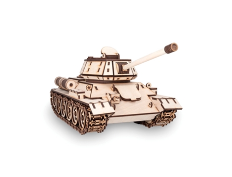 Modelo 3D em Madeira Tanque Militar 49,2 Cm ECO WOOD ART