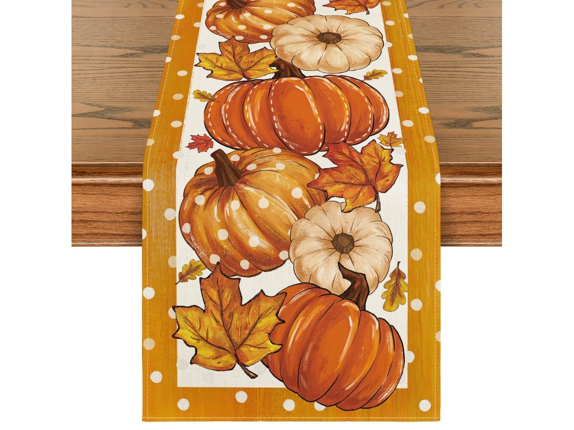 Decoração de Mesa com Folhas de Eucalipto para O Outono Ação de Graças e Festas NEVEANCE