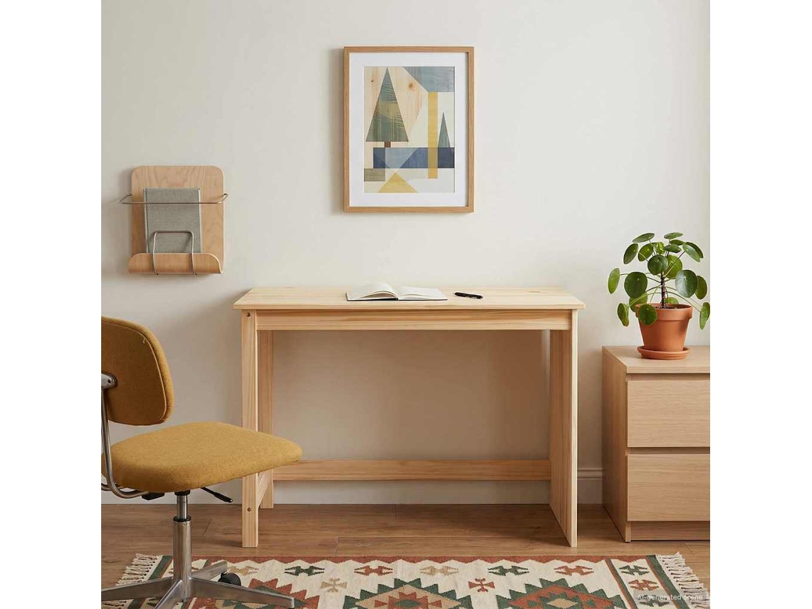 Vidaxl Mesa Castanho 112 X 50 X 75 Cm Madeira De Pinho Sólido