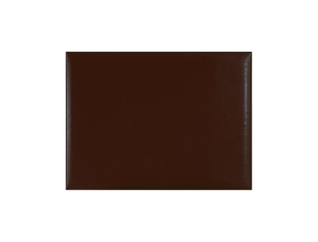 Livro Vade Sobremesa Color Marron 50x35cm Simil Piel De Desconocido (espanhol)