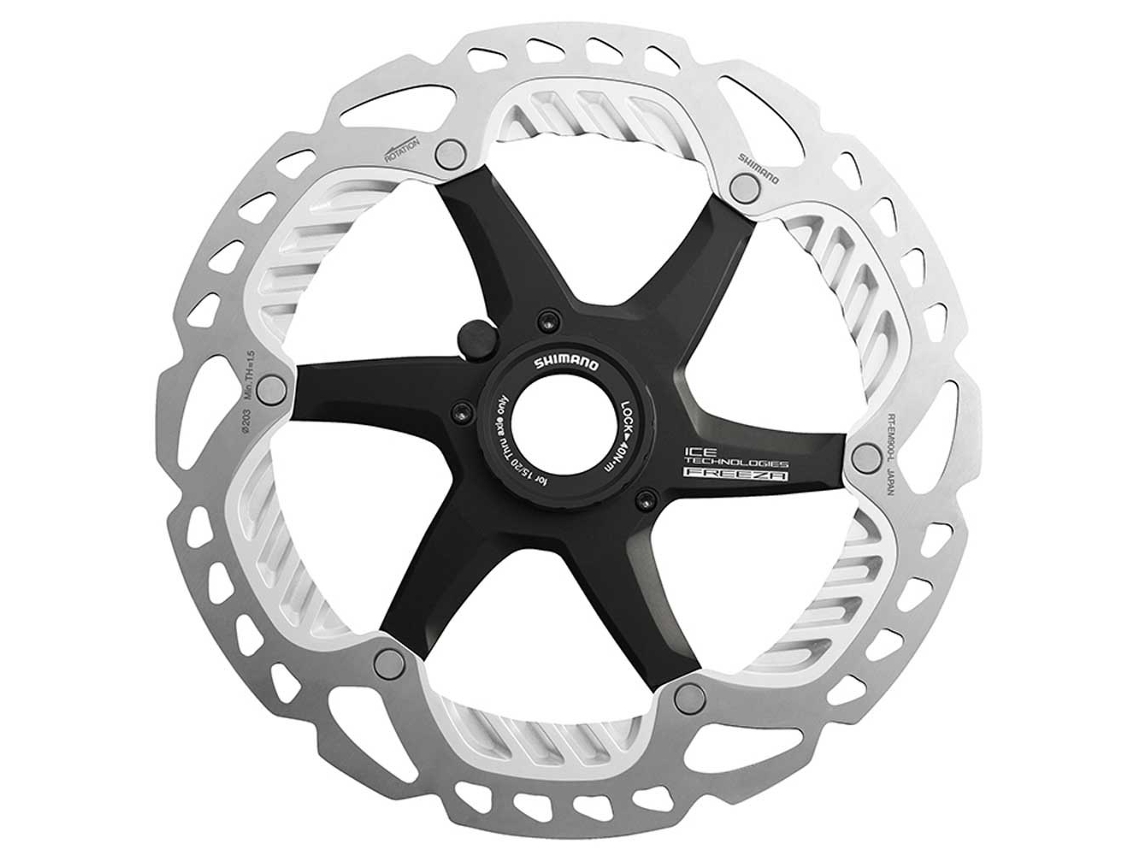 Disco de Freio Ice Tech Freeza Rt-Em910 Cl External Prateado 160 Mmshimano