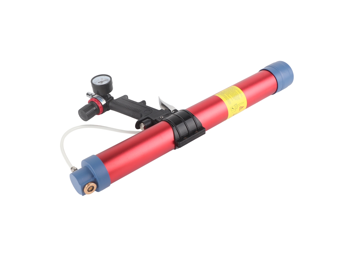 Laxiscreed Pistola De Silicone Pneumática Com Manómetro E Capacidade De 600ml Para Trabalhos De Vedação