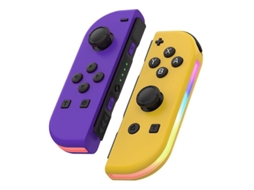 Joy Controls com interruptor esquerdo e direito AJc Roxo e Yellow YUNZII (sem Pulse Alça)
