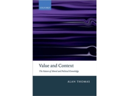 Livro Value and Context de Alan Thomas (Inglês)