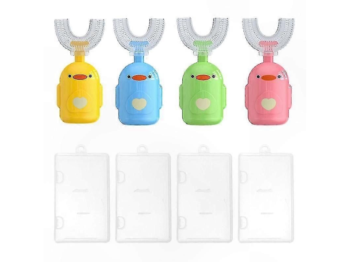 Conjunto De 4 Escovas De Dentes Em Formato De U