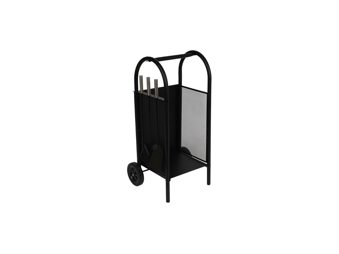 Suporte para Lenha DKD HOME DECOR Aço Plástico 42 X 36 X 81 Cm