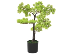 Vidaxl Bonsai Cipreste Artificial Com Vaso 60 Cm Verde