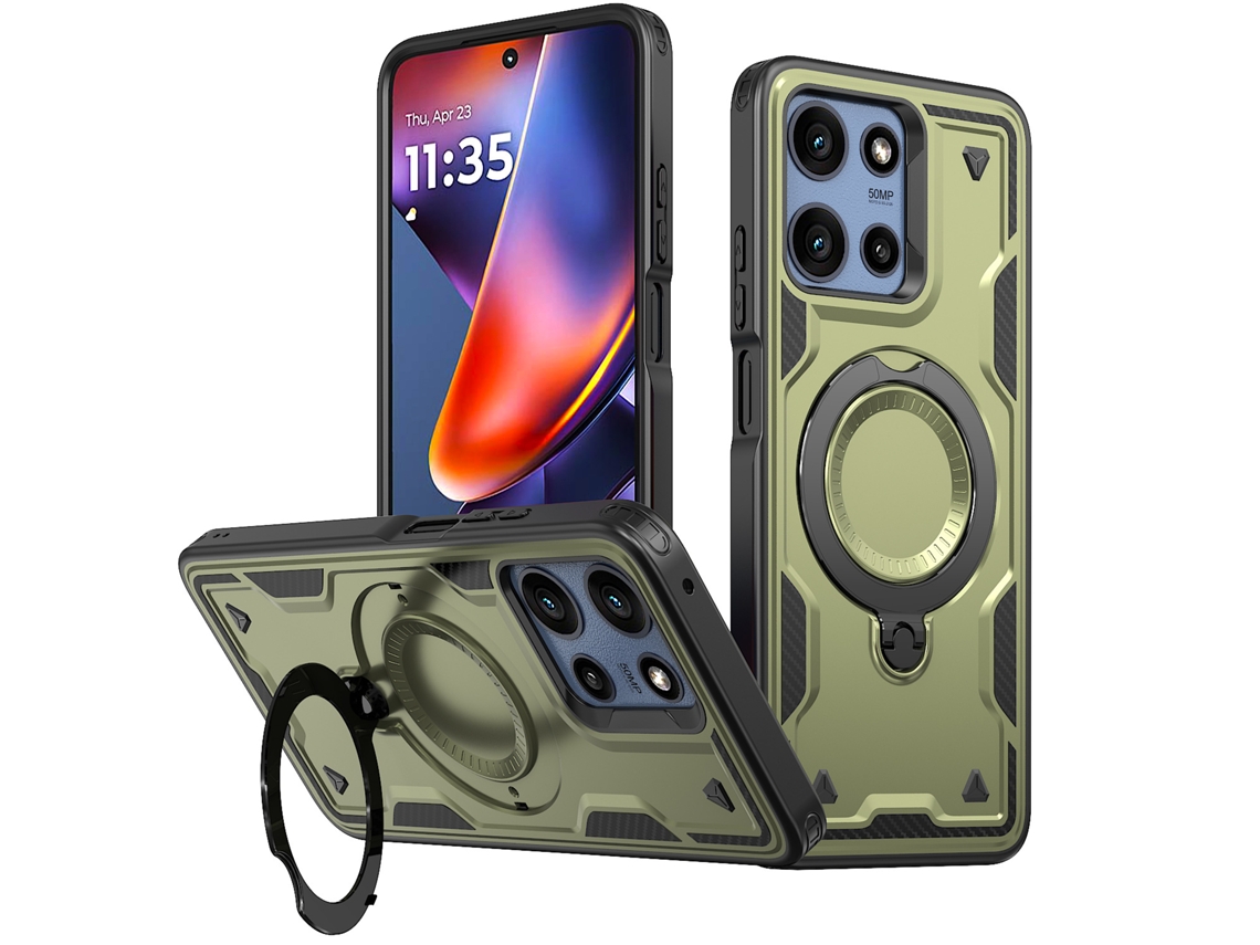 Capa Para Moto Edge 2025,compatível Com Magsafe Verde Panoona