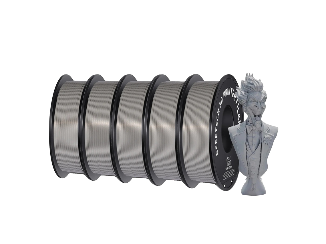 Filamento para impressora 3D, PLA ecológico, compatível com impressoras FDM, OEM cinza