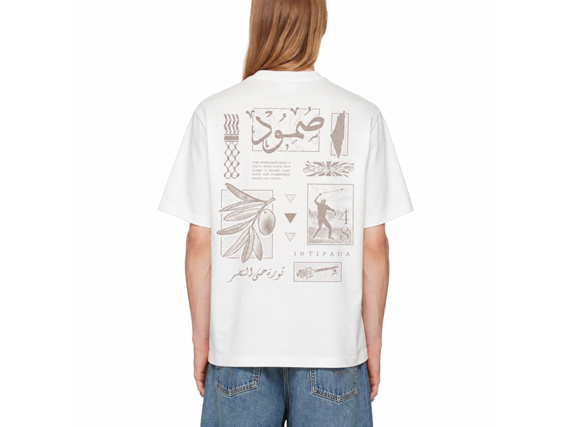 Rockinstone Resistance48 White Classic Sweatshirtdouble-sided Print Unique Designer Style
