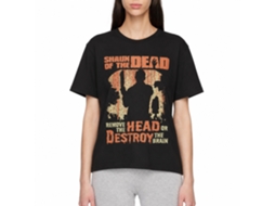 Rockinstone Shaun Of The Dead Movie Remove The Dead Black Adult T-shirt Size:xxl