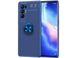 Capa Encontrar Neo Ultra Fino Anel Carro para Oppo Oppo Find X3 Neo HONGWE. Anti-Choque Magnética com Anel de Suporte