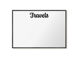 Magnetic Board For Wall Travels For The Bedroom Espelharte (100x70 Cm)
