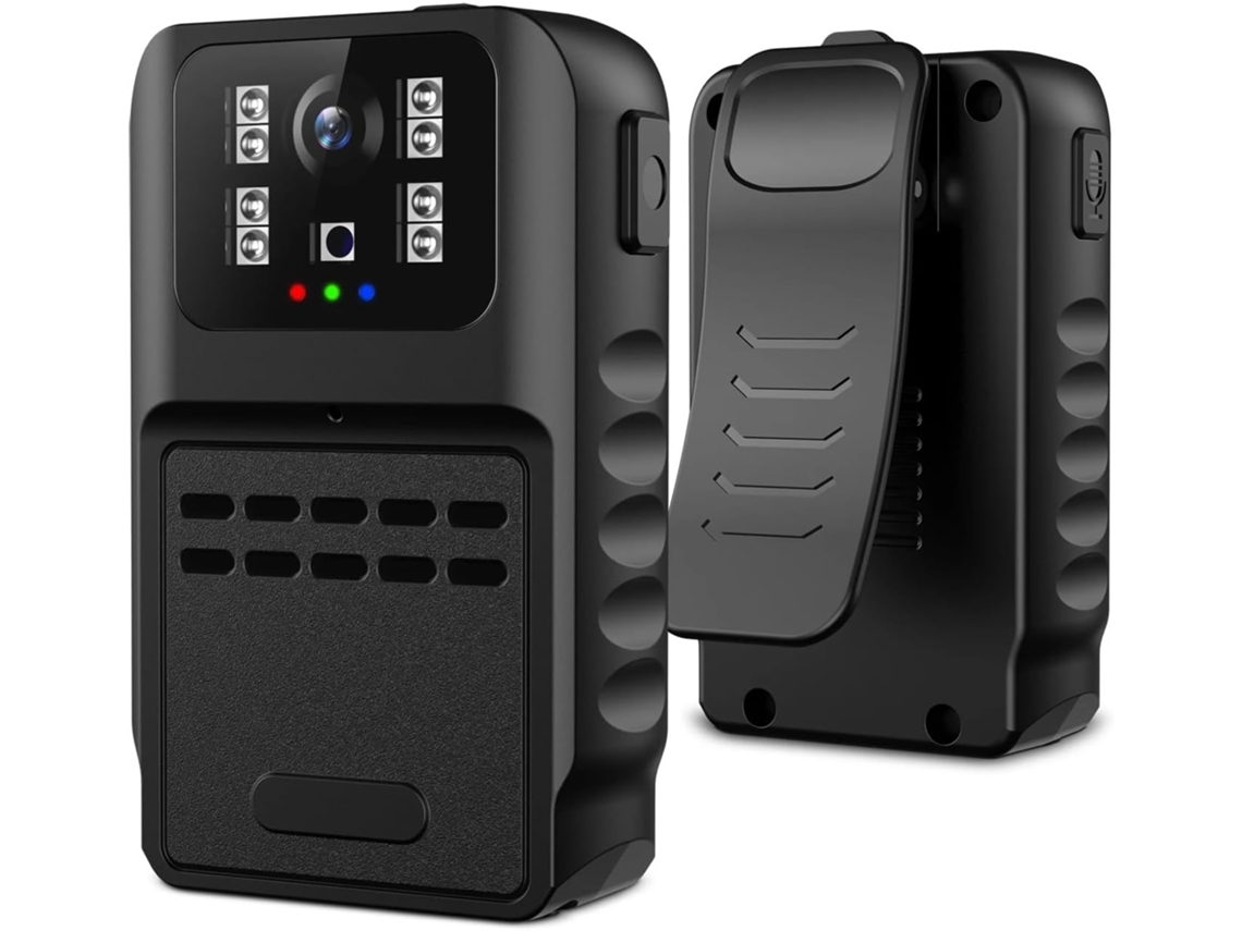 Mini Câmera Corporal 1080p, Filmadora de Bolso Portátil com SFUSHOS