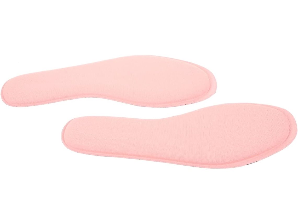 Palmilhas Respiráveis De Algodão, Suporte E Conforto Diários Para Mulheres Homens, Par De Palmilhas Rosa Para Uso E