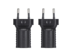 Adaptador De Energia Macho Para Fêmea Nema 5-15r Seguro Reforçado 2 Peças