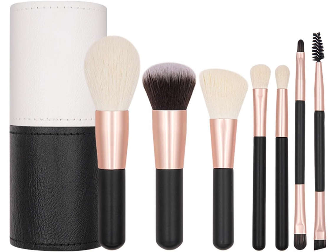 Conjunto De 7 Mini Escovas De Cerdas Macias