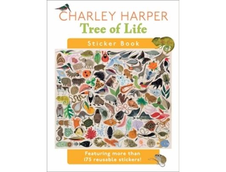 Livro charley harper tree of life sticker book de illustrated by charley harper (inglês)