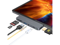 Hub EOOCOO (adaptador 4k Hd, Interface Usb Tipo c)