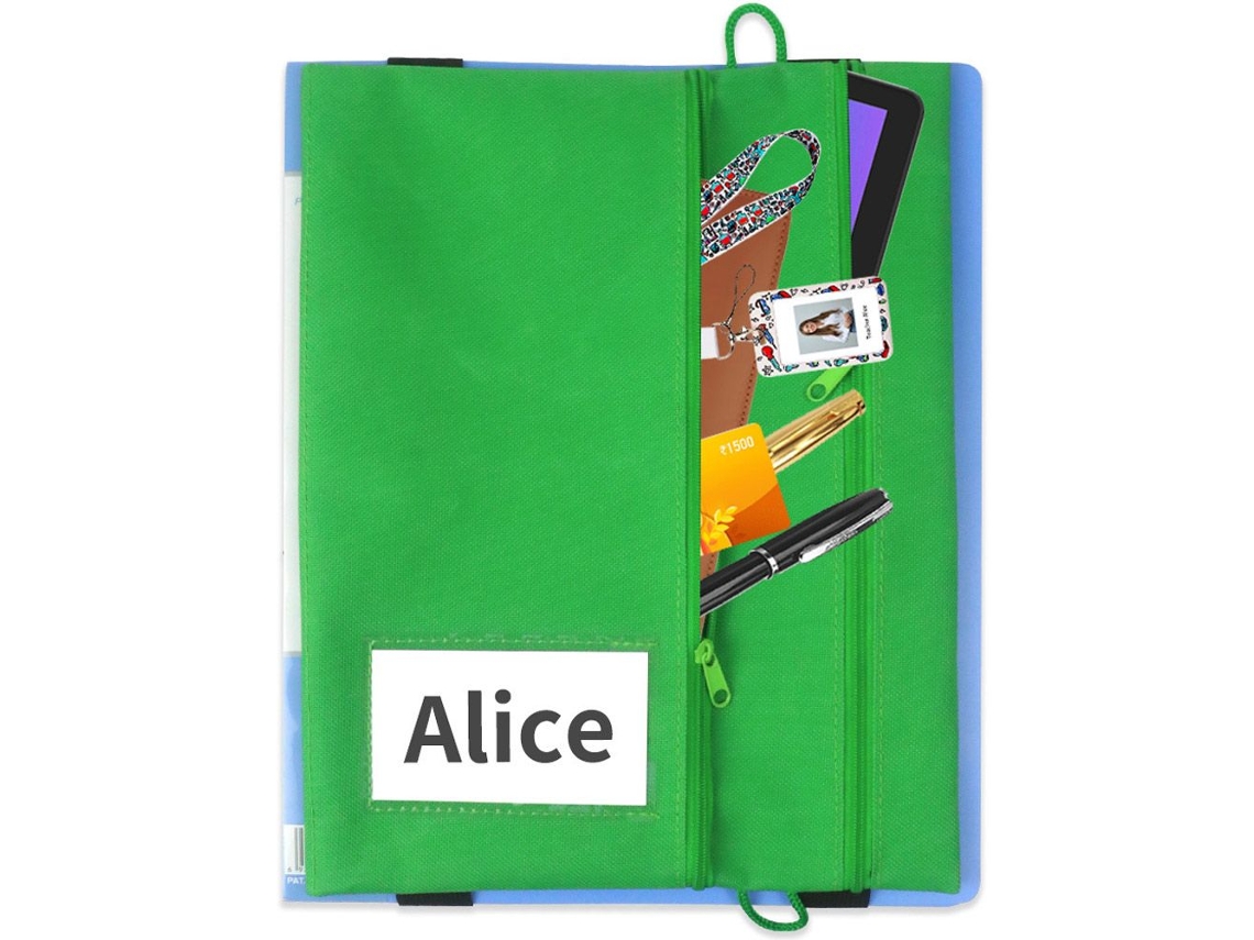 Estojo Para Gravatas, Categoria Sacolas De Papel, Verde Aquaforge