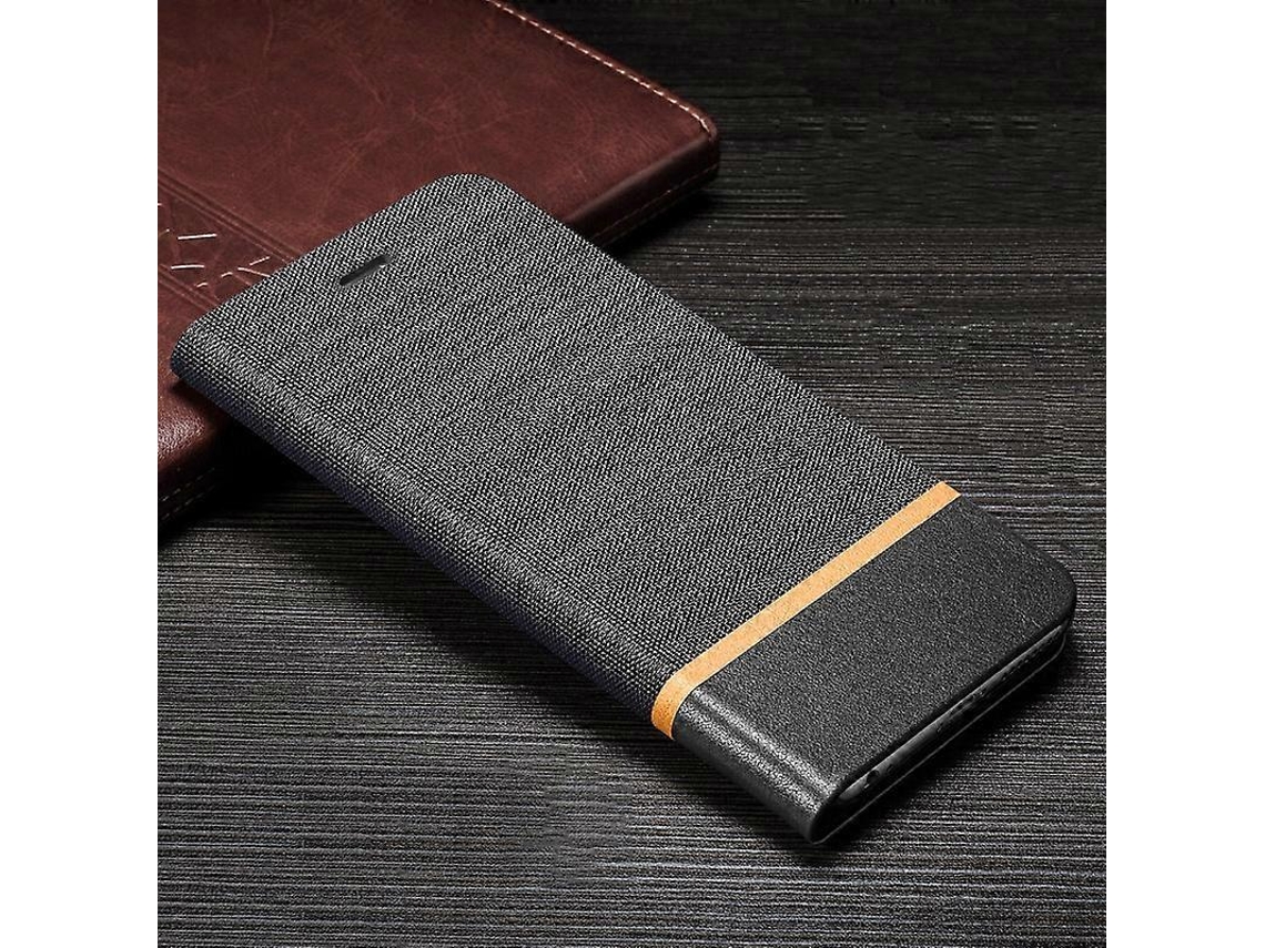 Capa De Couro Flip Horizontal Com Costura Tricolor Para Lg Leon H340n/h324 Com Suporte E Compartimento Para Cartão